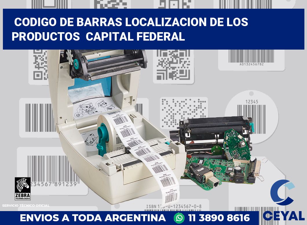 codigo de barras localizacion de los productos Capital Federal