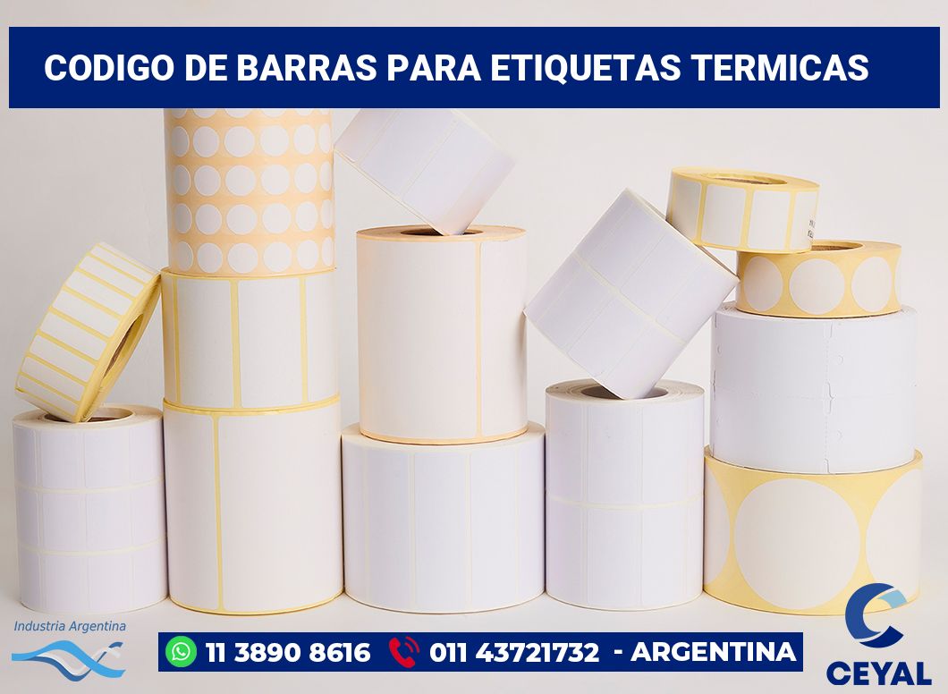 codigo de barras para etiquetas termicas