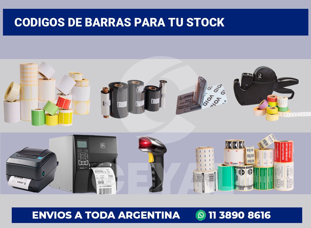 codigos de barras para tu stock