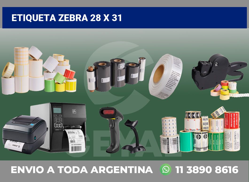 etiqueta zebra 28 x 31