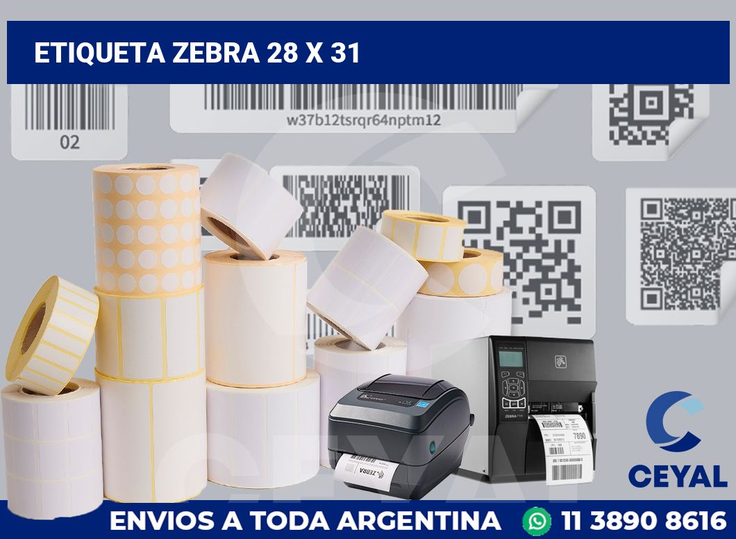 etiqueta zebra 28 x 31