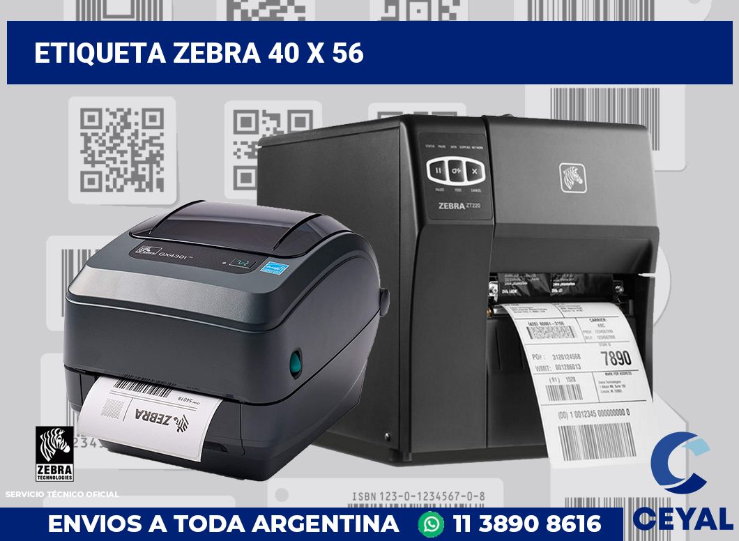 etiqueta zebra 40 x 56