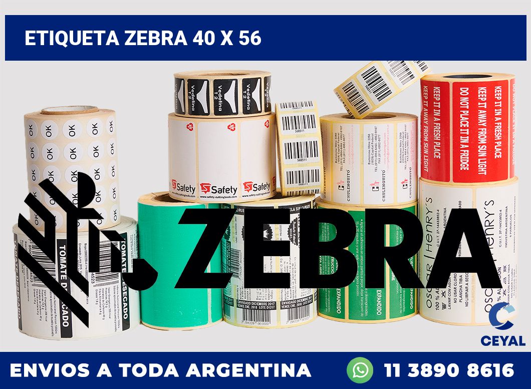 etiqueta zebra 40 x 56