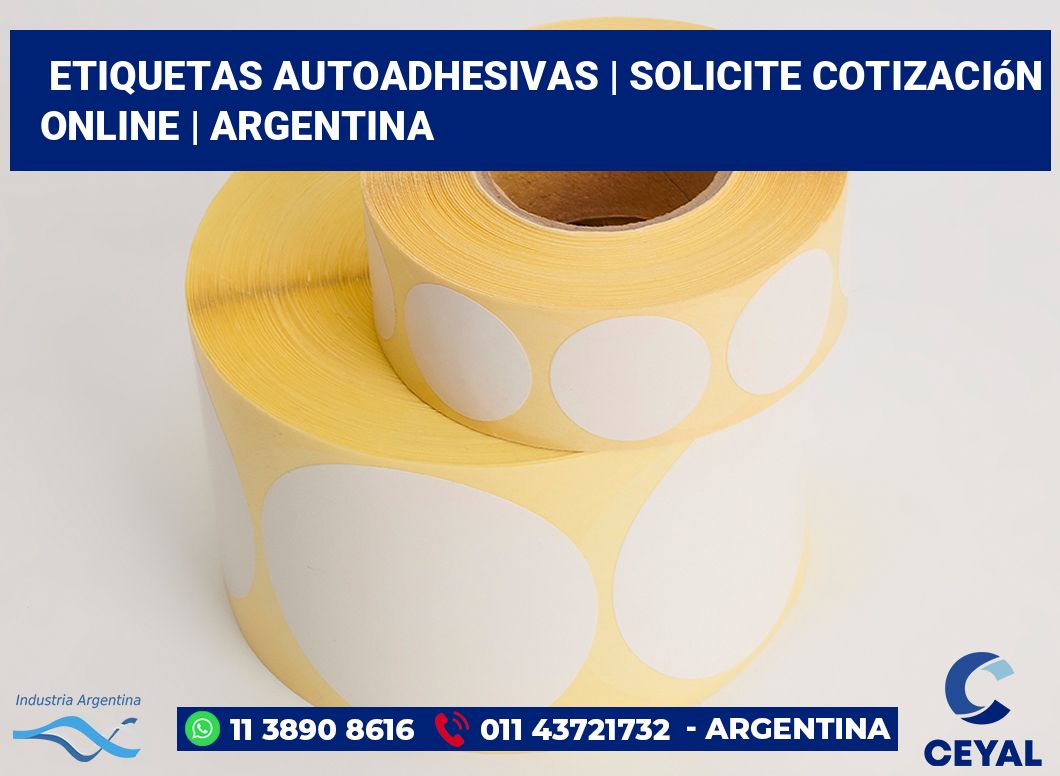 etiquetas autoadhesivas | Solicite cotización online | Argentina