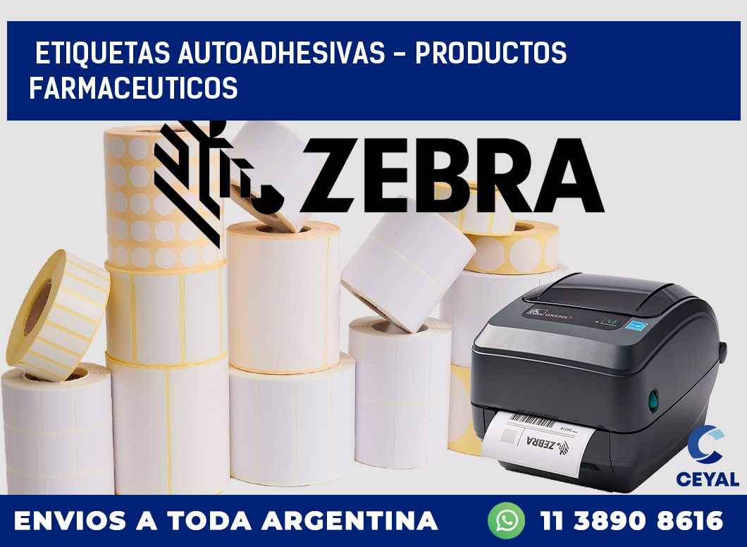 etiquetas autoadhesivas – productos farmaceuticos