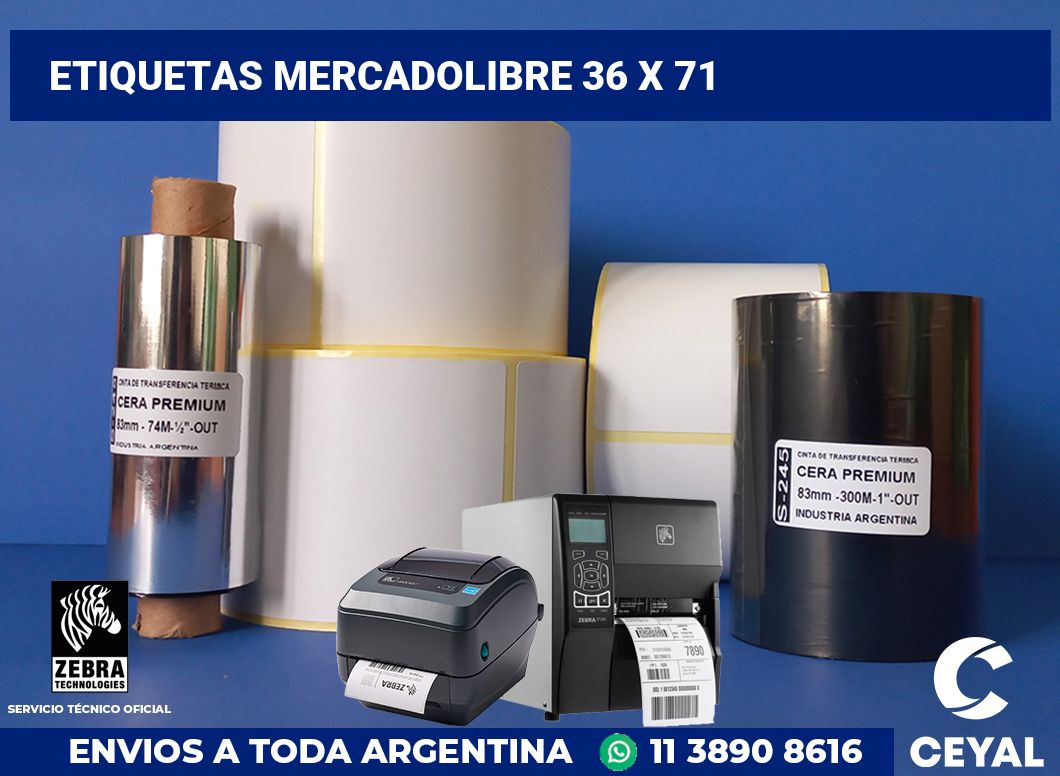 etiquetas mercadolibre 36 x 71
