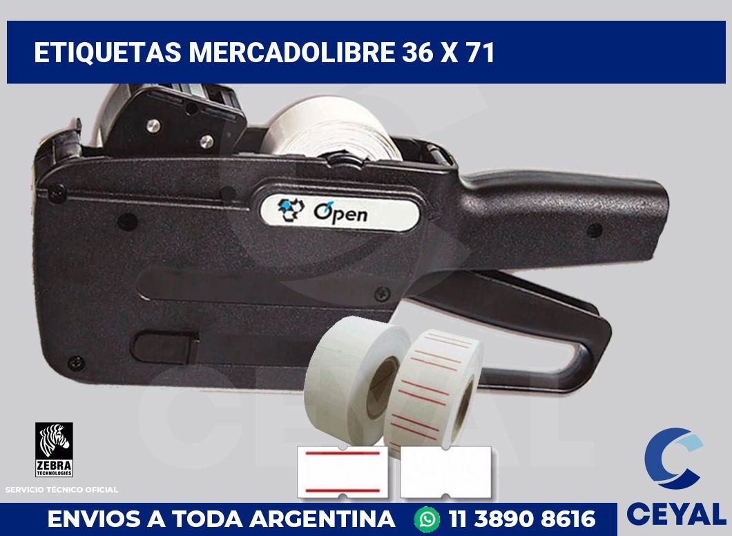 etiquetas mercadolibre 36 x 71