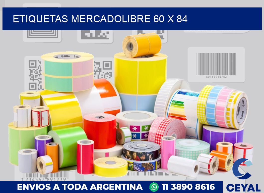 etiquetas mercadolibre 60 x 84