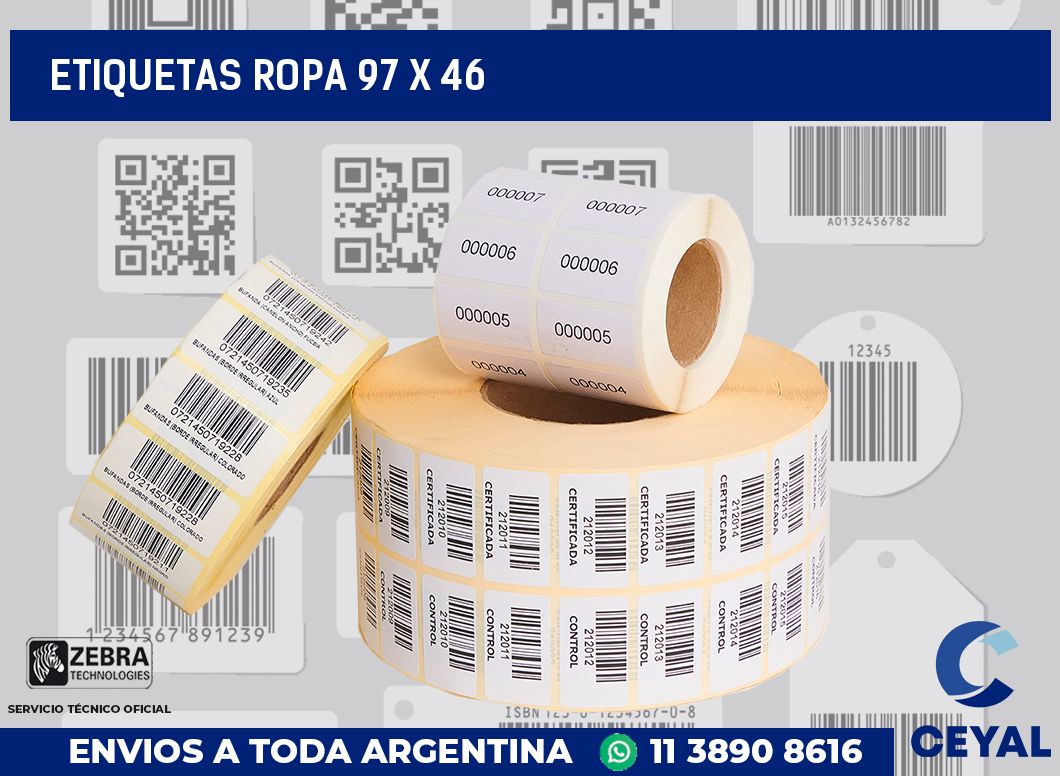 etiquetas ropa 97 x 46