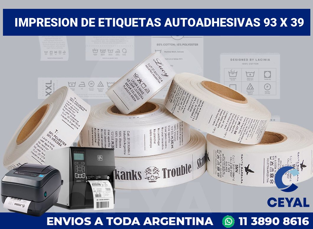 impresion de etiquetas autoadhesivas 93 x 39