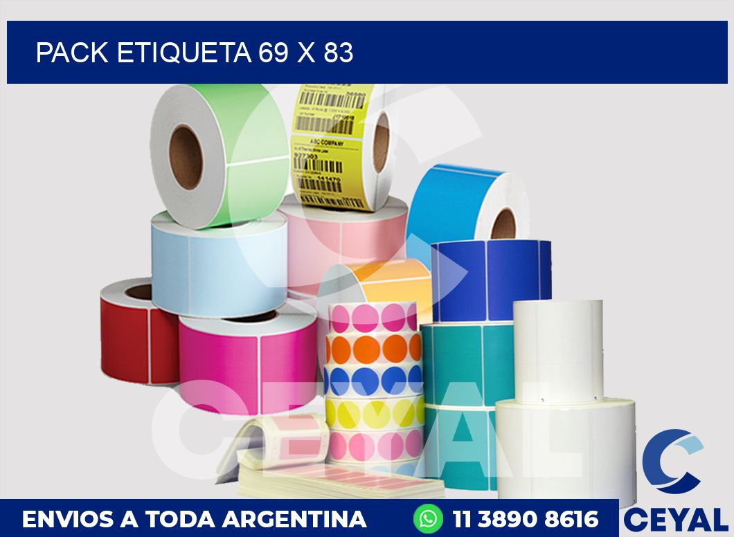 pack etiqueta 69 x 83