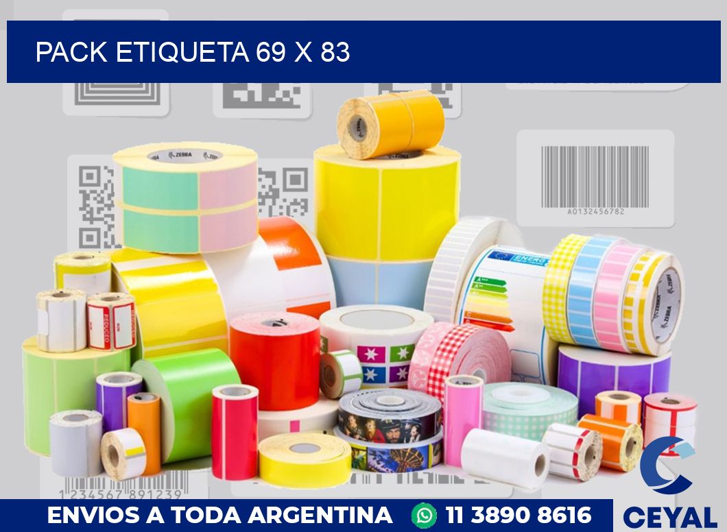 pack etiqueta 69 x 83