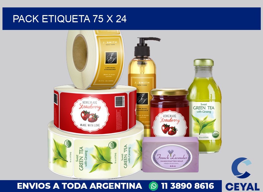 pack etiqueta 75 x 24