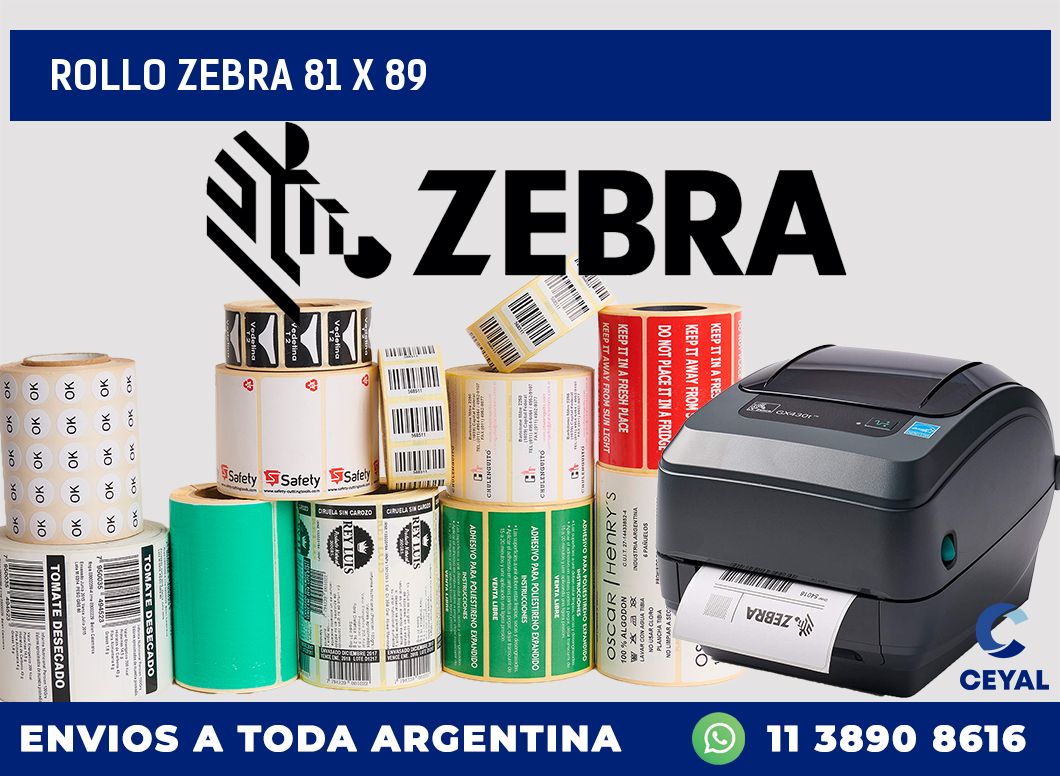 rollo zebra 81 x 89