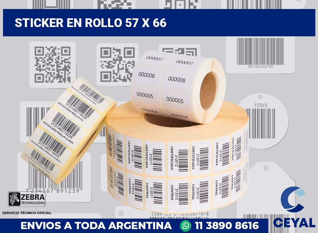 sticker en rollo 57 x 66