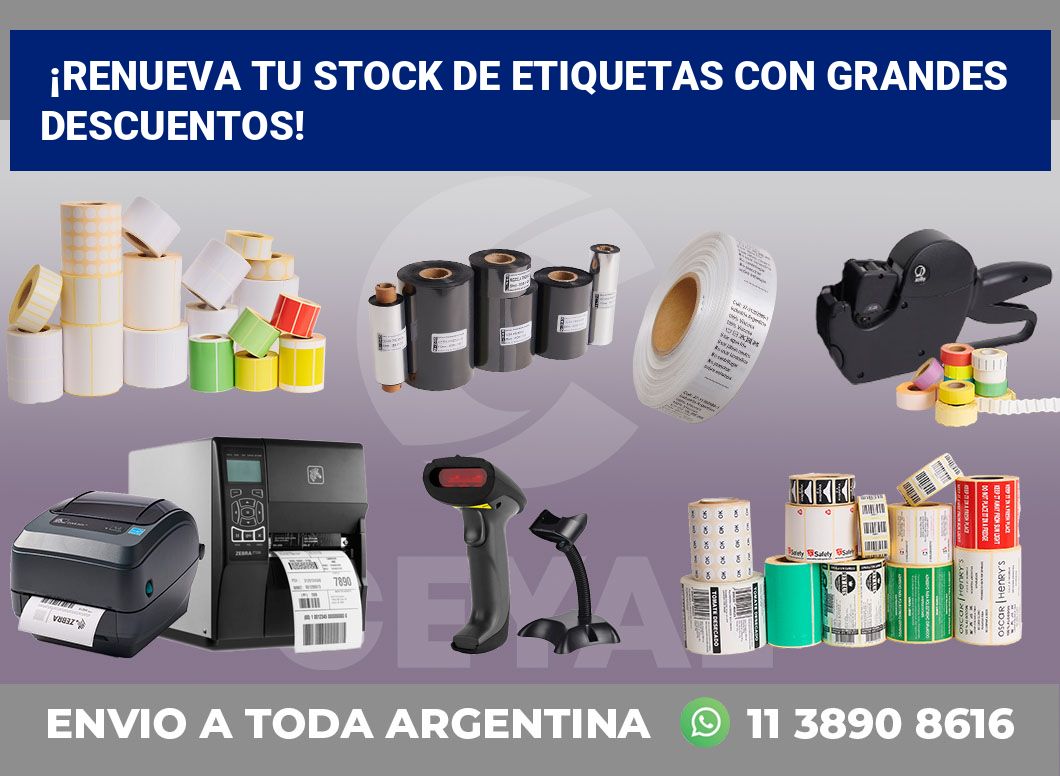 ¡Renueva tu Stock de Etiquetas con Grandes Descuentos!