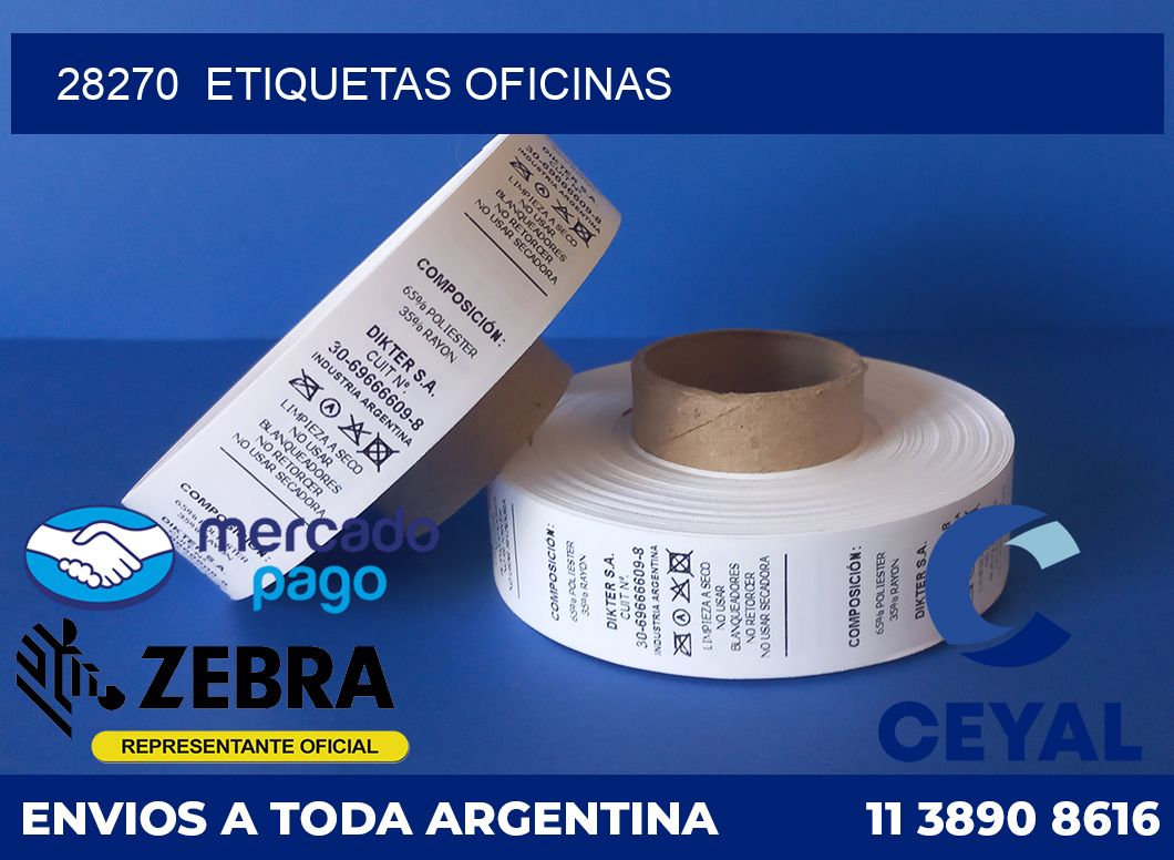 28270 Etiquetas oficinas