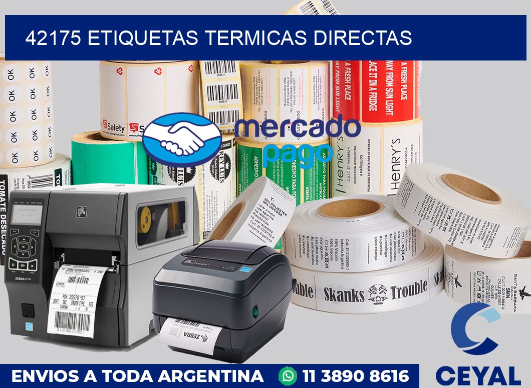 42175 Etiquetas termicas directas