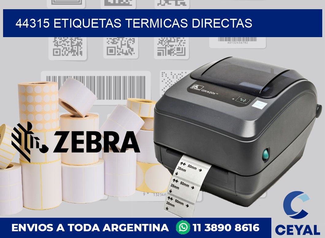 44315 Etiquetas termicas directas