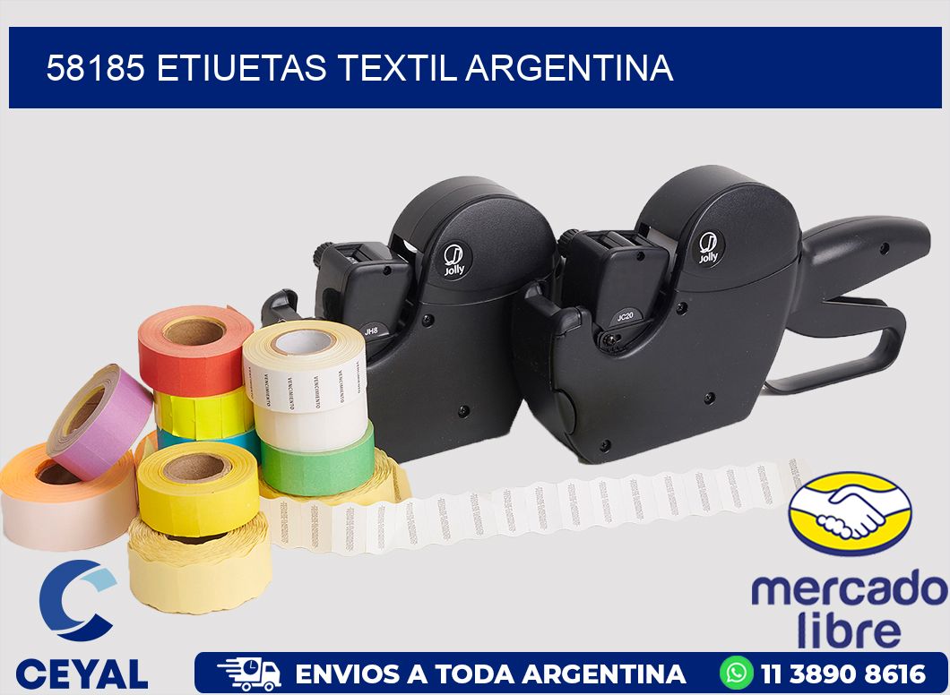58185 etiuetas textil argentina
