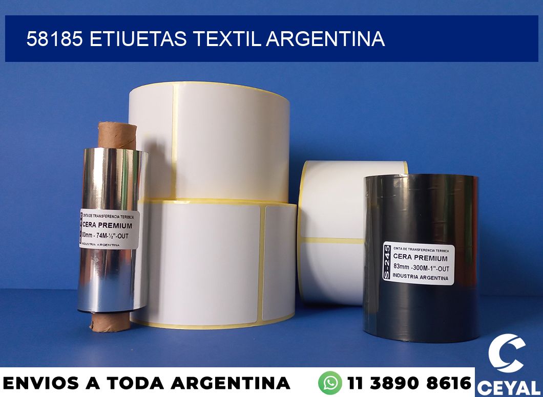 58185 etiuetas textil argentina