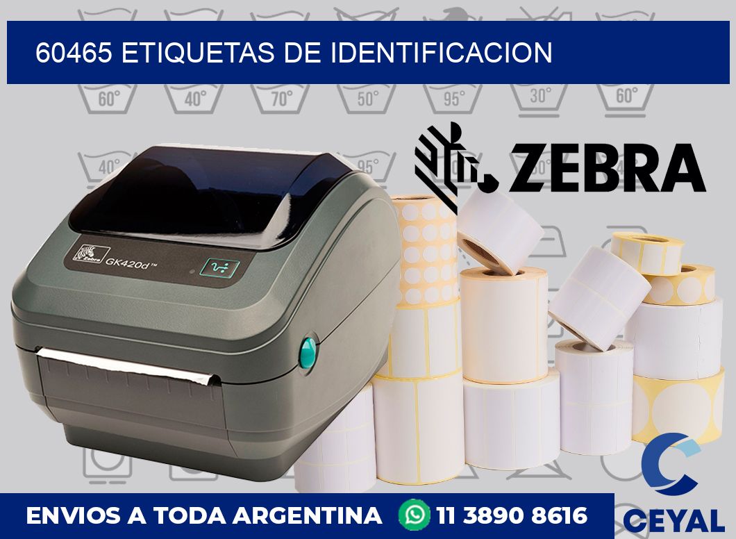 60465 Etiquetas de identificacion
