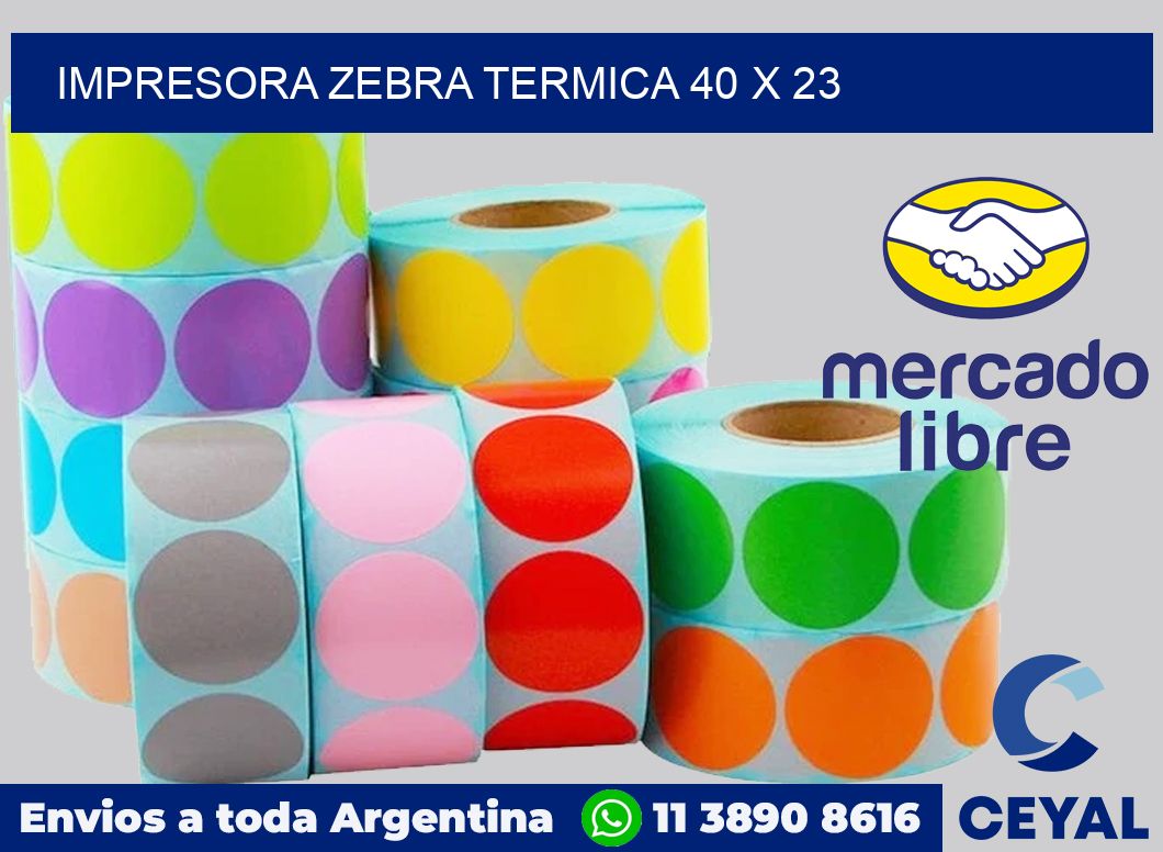 Impresora Zebra termica 40 x 23