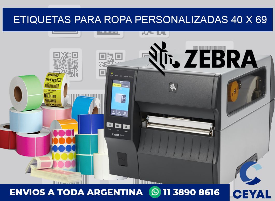 etiquetas para ropa personalizadas 40 x 69