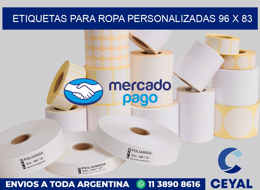 etiquetas para ropa personalizadas 96 x 83