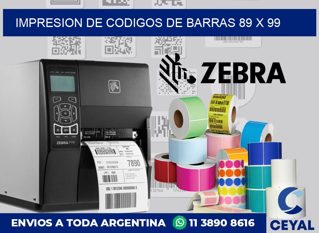 impresion de codigos de barras 89 x 99