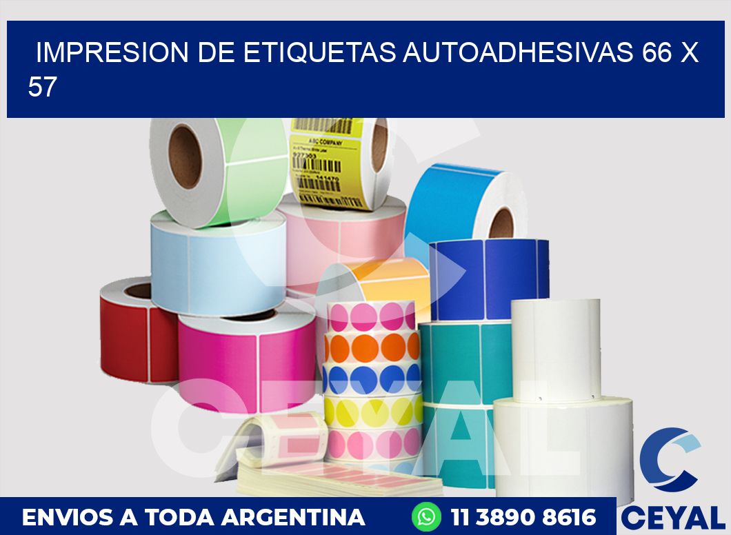 impresion de etiquetas autoadhesivas 66 x 57