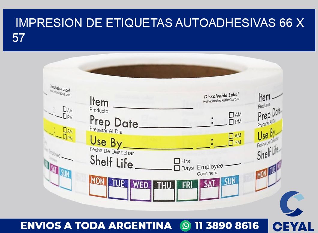 impresion de etiquetas autoadhesivas 66 x 57