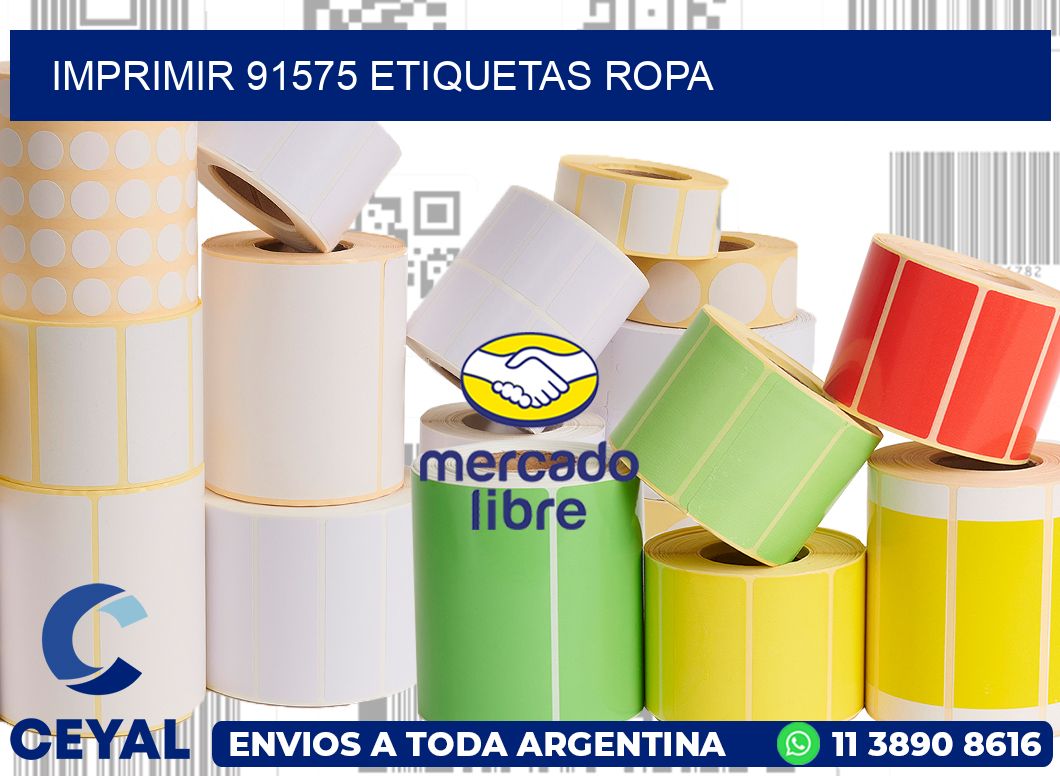 imprimir 91575 etiquetas ropa