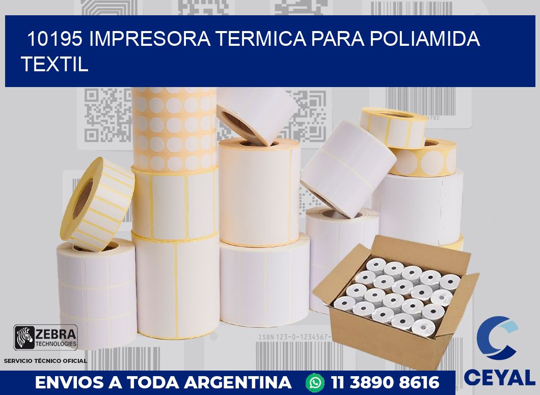 10195 IMPRESORA TERMICA PARA POLIAMIDA TEXTIL