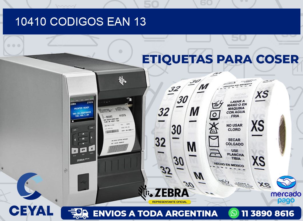 10410 CODIGOS EAN 13