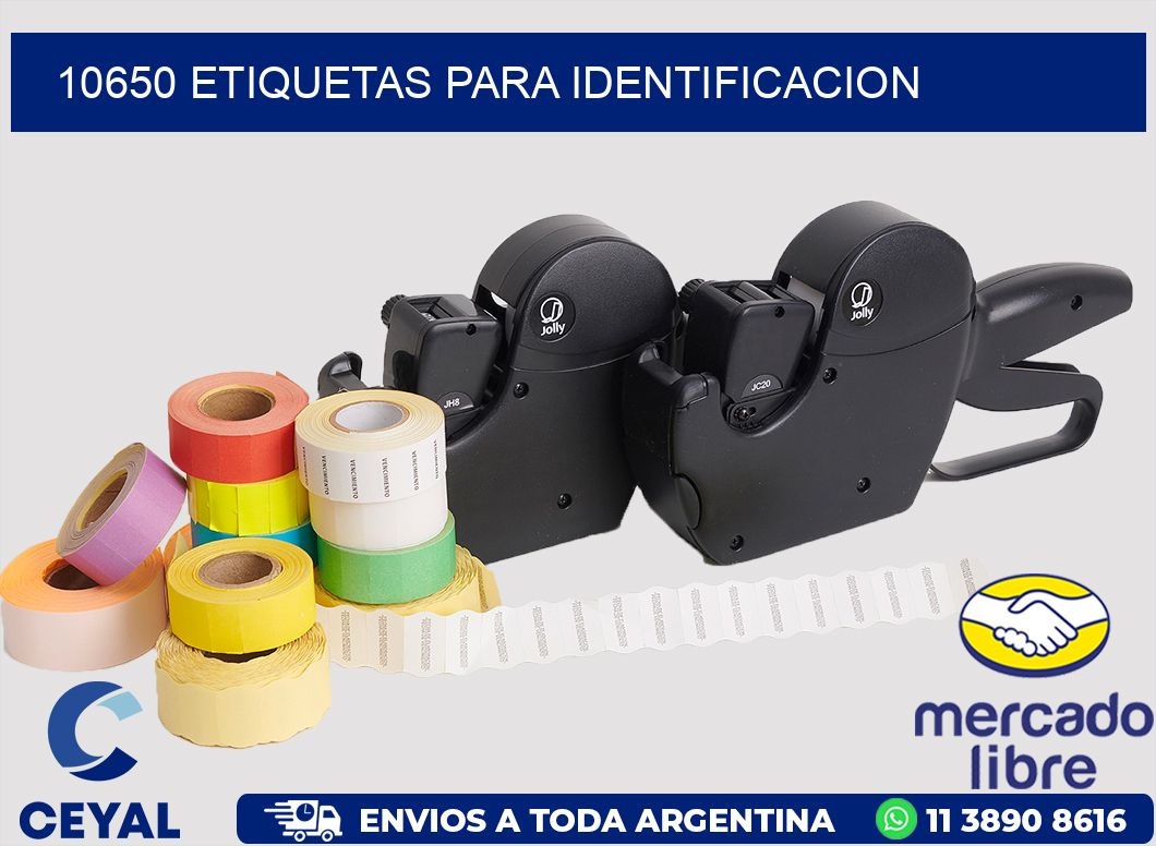 10650 ETIQUETAS PARA IDENTIFICACION