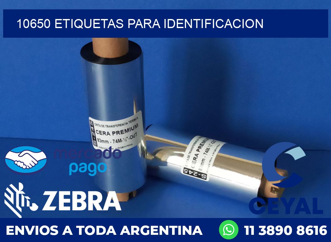 10650 ETIQUETAS PARA IDENTIFICACION