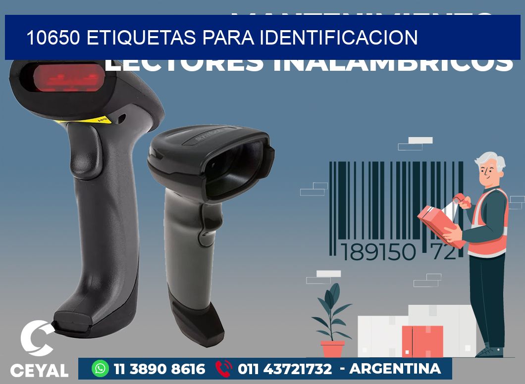 10650 ETIQUETAS PARA IDENTIFICACION