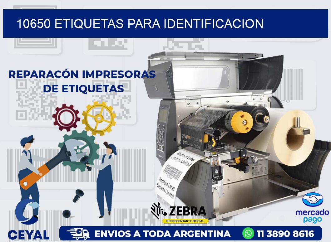 10650 ETIQUETAS PARA IDENTIFICACION