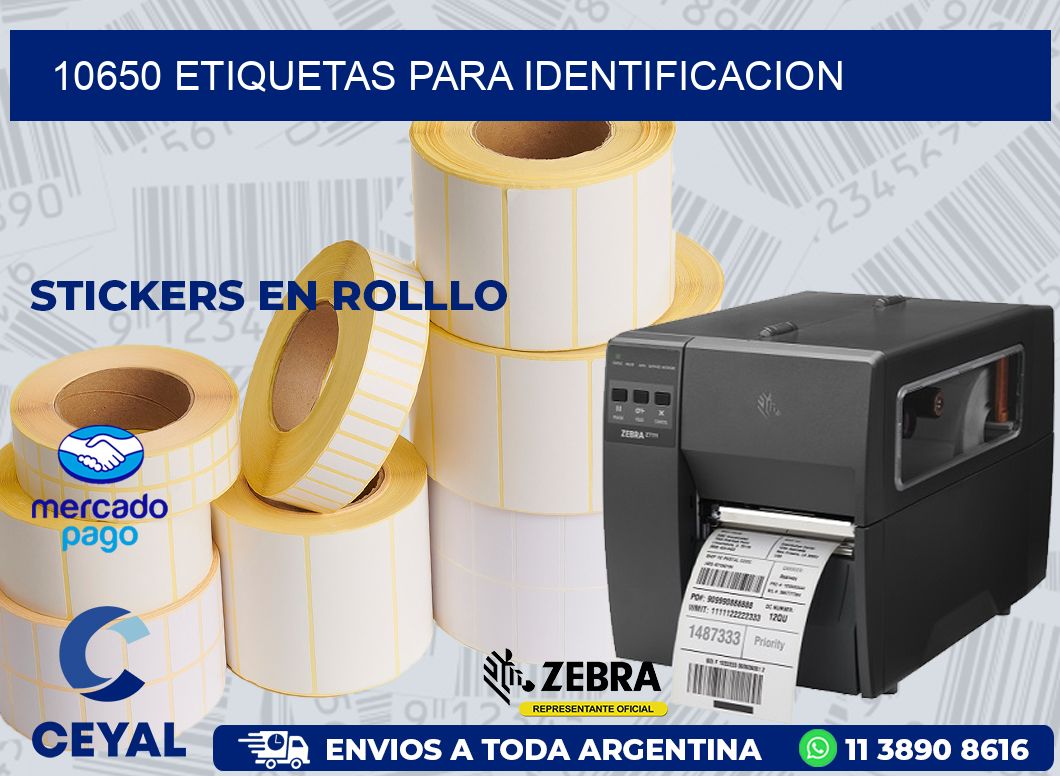 10650 ETIQUETAS PARA IDENTIFICACION