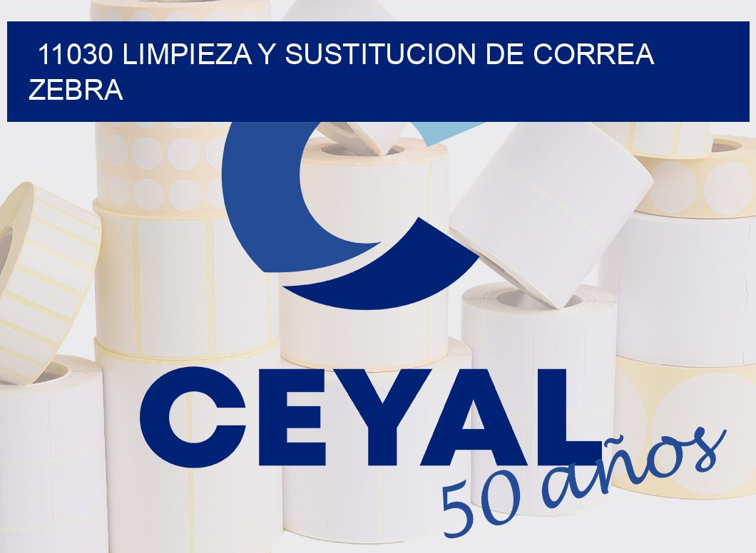 11030 LIMPIEZA Y SUSTITUCION DE CORREA ZEBRA