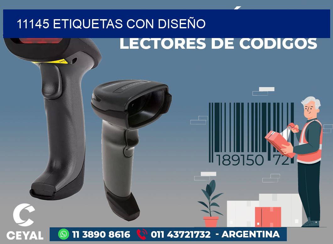 11145 ETIQUETAS CON DISEÑO