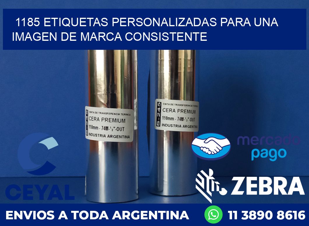1185 ETIQUETAS PERSONALIZADAS PARA UNA IMAGEN DE MARCA CONSISTENTE