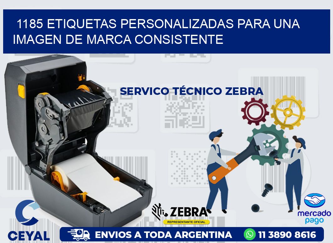 1185 ETIQUETAS PERSONALIZADAS PARA UNA IMAGEN DE MARCA CONSISTENTE