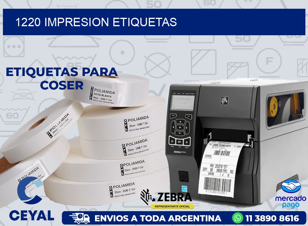 1220 IMPRESION ETIQUETAS