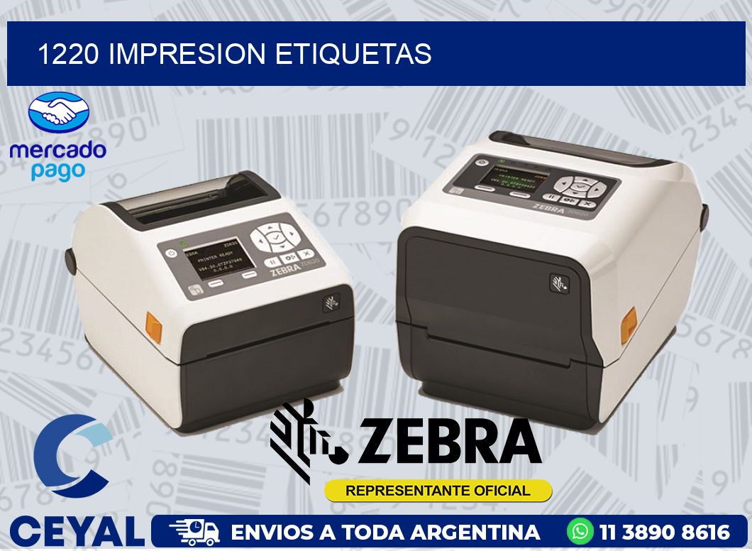 1220 IMPRESION ETIQUETAS