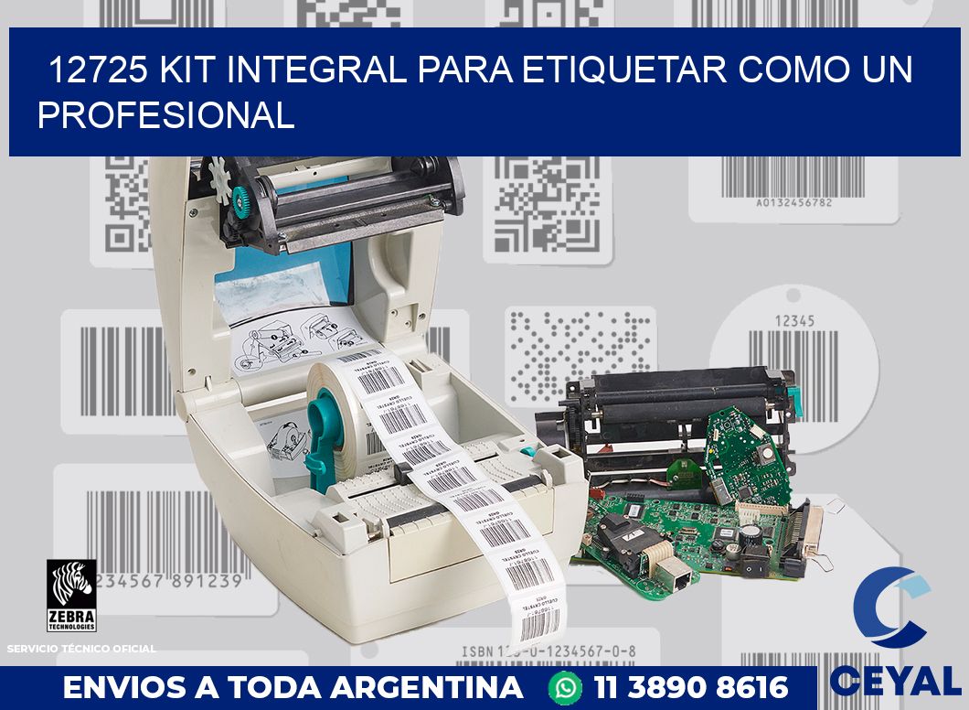 12725 KIT INTEGRAL PARA ETIQUETAR COMO UN PROFESIONAL
