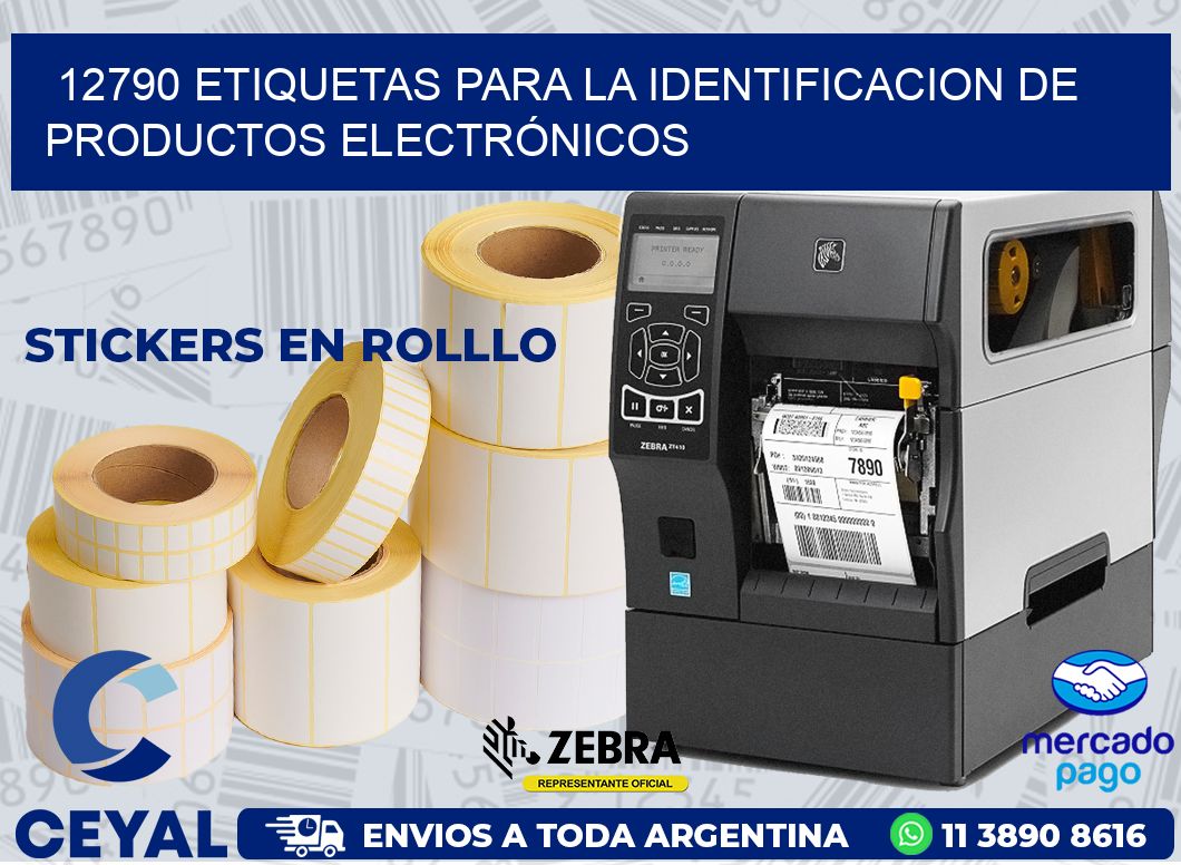 12790 ETIQUETAS PARA LA IDENTIFICACION DE PRODUCTOS ELECTRÓNICOS