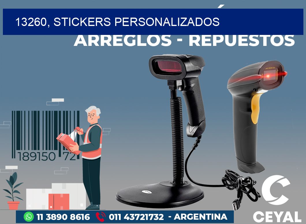 13260, stickers personalizados