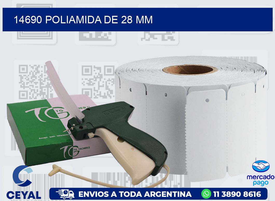 14690 POLIAMIDA DE 28 MM